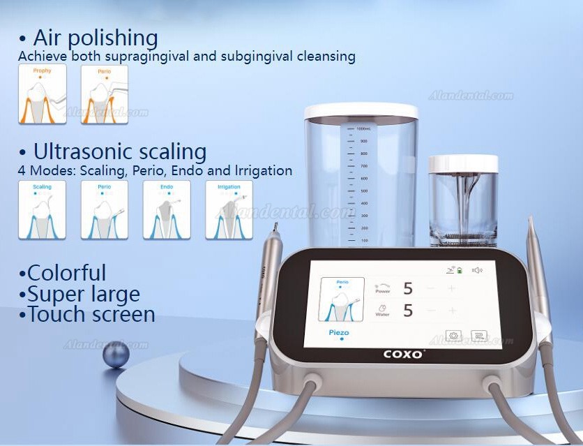 COXO PT MASTER Dental Scaler and Air Polisher 2in1